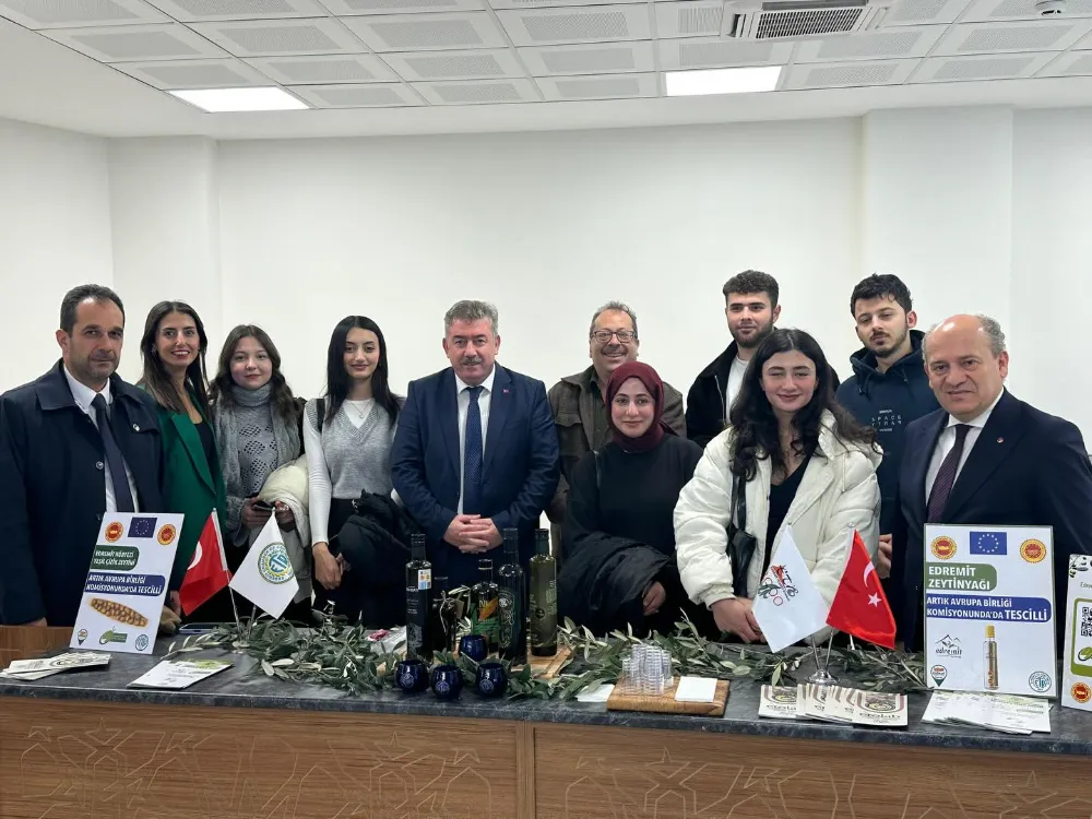 EDREMİT’İN COĞRAFİ İŞARETLİ LEZZETİ ÖĞRENCİLERLE BULUŞTU